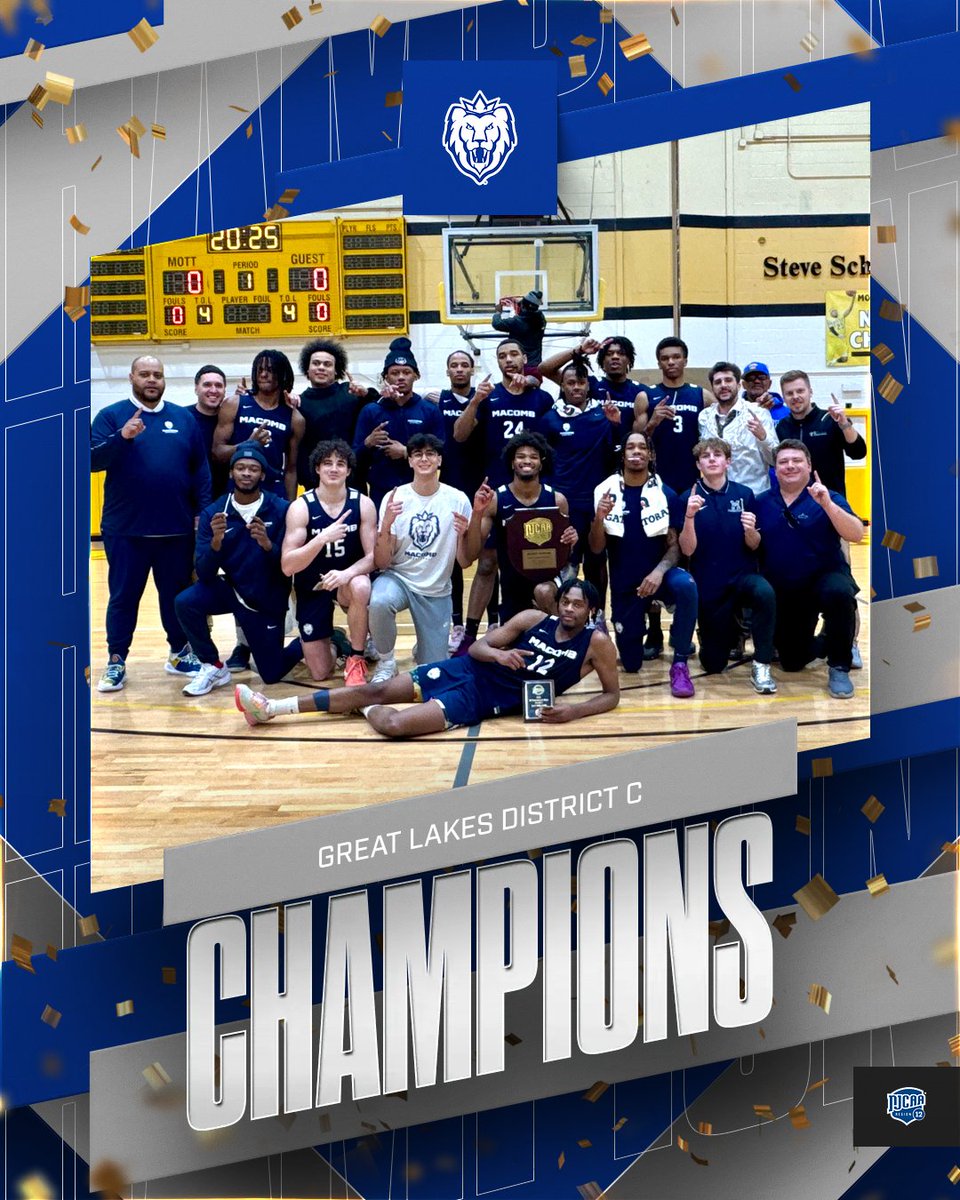 Macomb Athletics (@macombmonarchs) on Twitter photo DANVILLE BOUND ONCE AGAIN! 🏆
<a href="/MacombMBB/">Macomb Men's Basketball</a> defeats Mid Michigan to capture the 2025 Great Lakes District C title and punch their ticket to the #NJCAABasketball DII Men's Championship!
See you soon, Danville!
#WeReign👑 DANVILLE BOUND ONCE AGAIN! 🏆
<a href="/MacombMBB/">Macomb Men's Basketball</a> defeats Mid Michigan to capture the 2025 Great Lakes District C title and punch their ticket to the #NJCAABasketball DII Men's Championship!
See you soon, Danville!
#WeReign👑