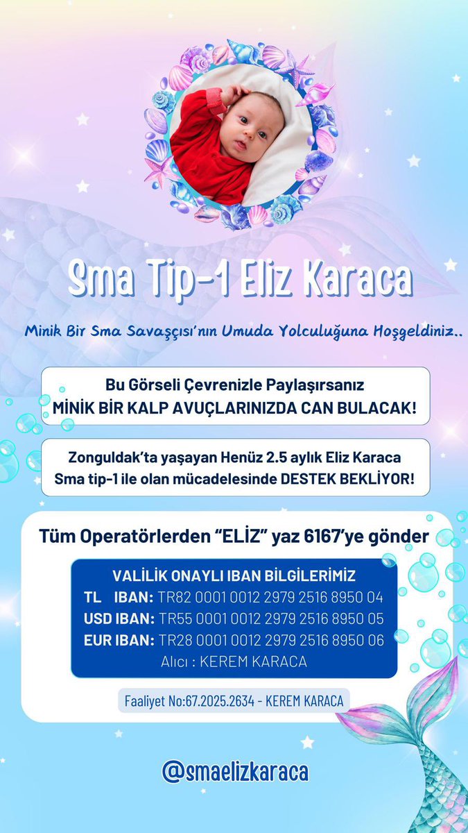 emciesma's tweet photo. Eliz bebek için gereken desteğin %61’i toplandı, kalan yarısı için sen de umut ol! 💙 #Elizİçin #ElizeUmutOl #KadınlarlaYükselenTürkiye #ErdoğandanBayrama68BinAtama https://t.co/XhDfOUFLBe