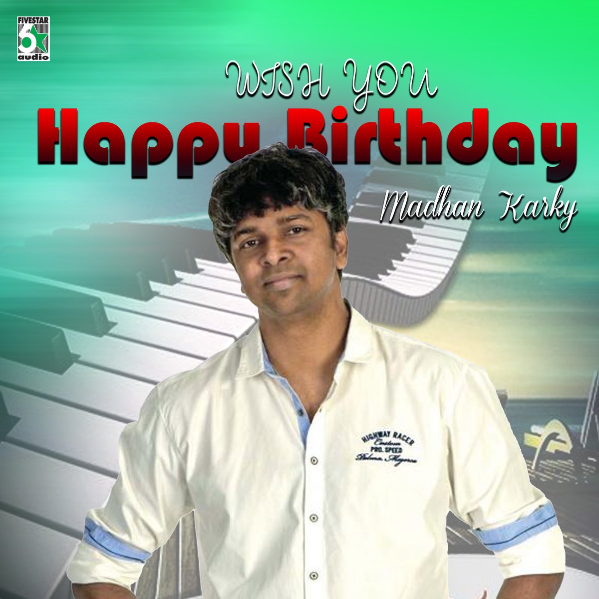 Wishing the immensely talented lyricist Happy Birthday Madhan Karky..!

#MadhanKarky #lyricist
