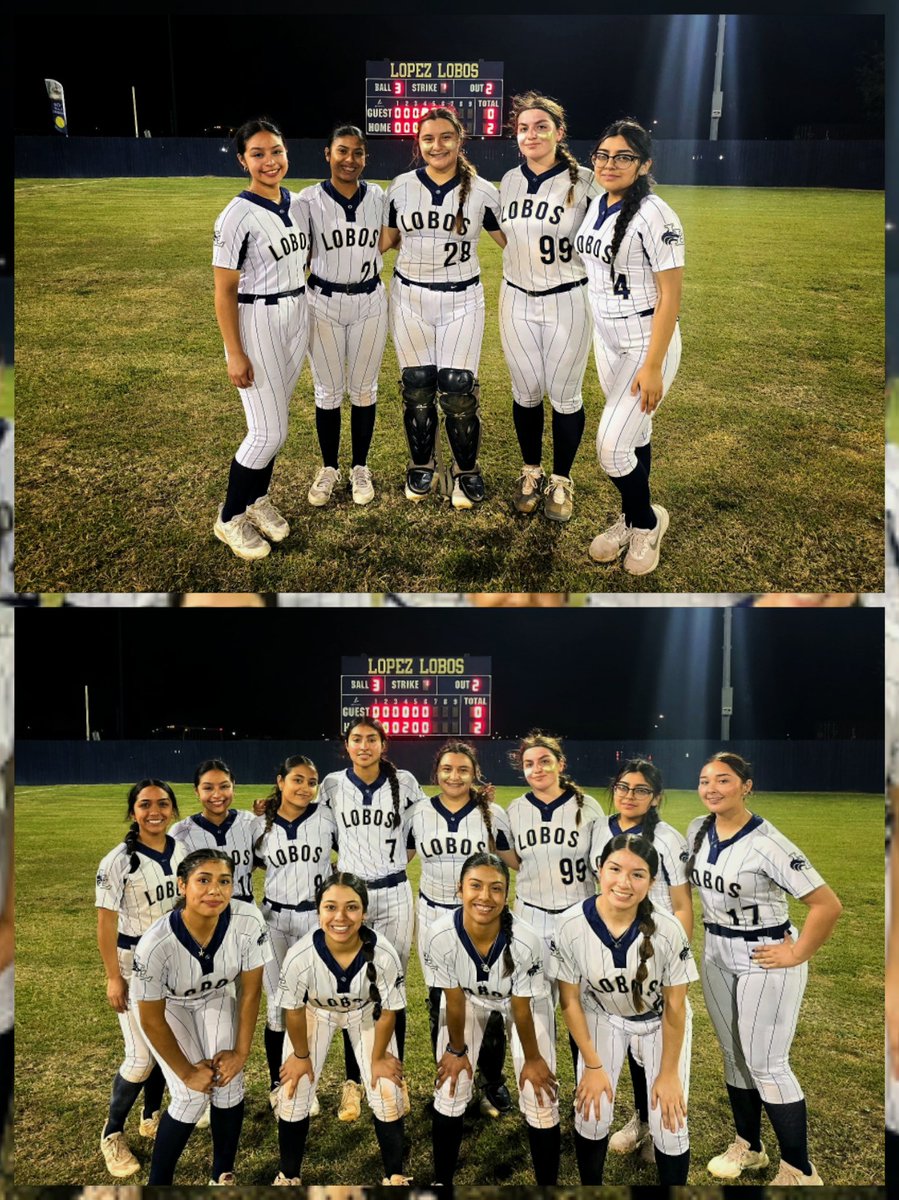 🔥 THE LADY LOBOS STUN THE UNDEFEATED! 🔥
Our #LadyLobos Softball Team just shook the district with a massive victory over the previously undefeated Harlingen South Lady Hawks! Final score: 2-0.

Winning pitcher Jenny Shank DOMINATED with 12 K’s, shutting down the Lady Hawks. 🥎
