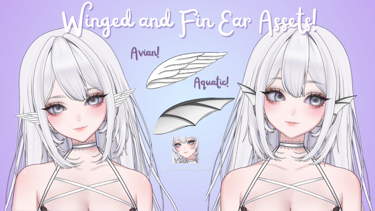 🛁Bathy Fisher🌊Deep Sea Siren✨ (@bathyfisher) on Twitter photo F2U Winged/Fin Ear Assets for <a href="/suiika___/">Suiika Customizable Model OUT NOW!</a> 's Model!
You asked and I *heard*👂
For my fellow fishies and birbs~ I present ✨EARS✨
Link below!
💙/ ↻ appreciated!
Help me get this to whoever who needs these ears!!🐟🪽 F2U Winged/Fin Ear Assets for <a href="/suiika___/">Suiika Customizable Model OUT NOW!</a> 's Model!
You asked and I *heard*👂
For my fellow fishies and birbs~ I present ✨EARS✨
Link below!
💙/ ↻ appreciated!
Help me get this to whoever who needs these ears!!🐟🪽