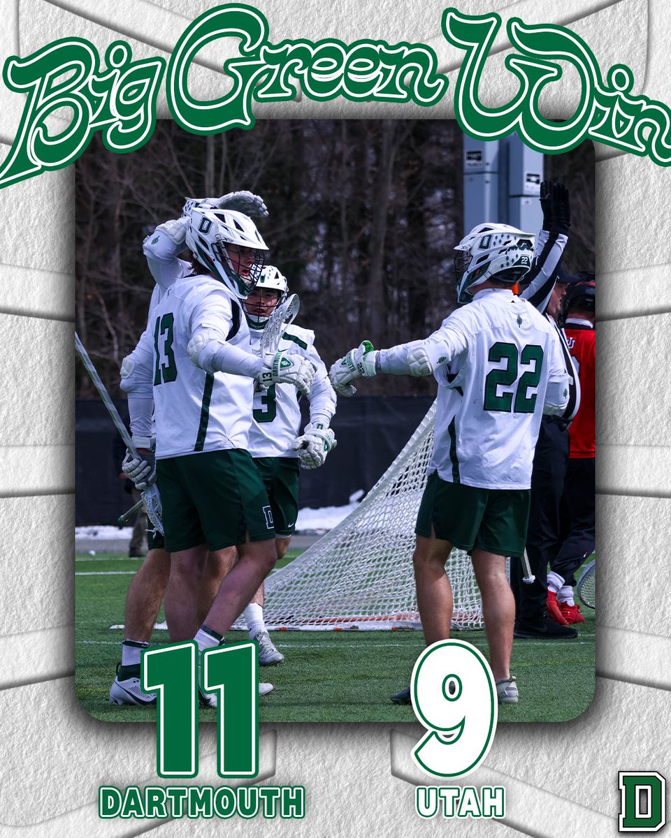 BIG TIME BIG GREEN WIN! 

#GoBigGreen | #TheWoods🌲