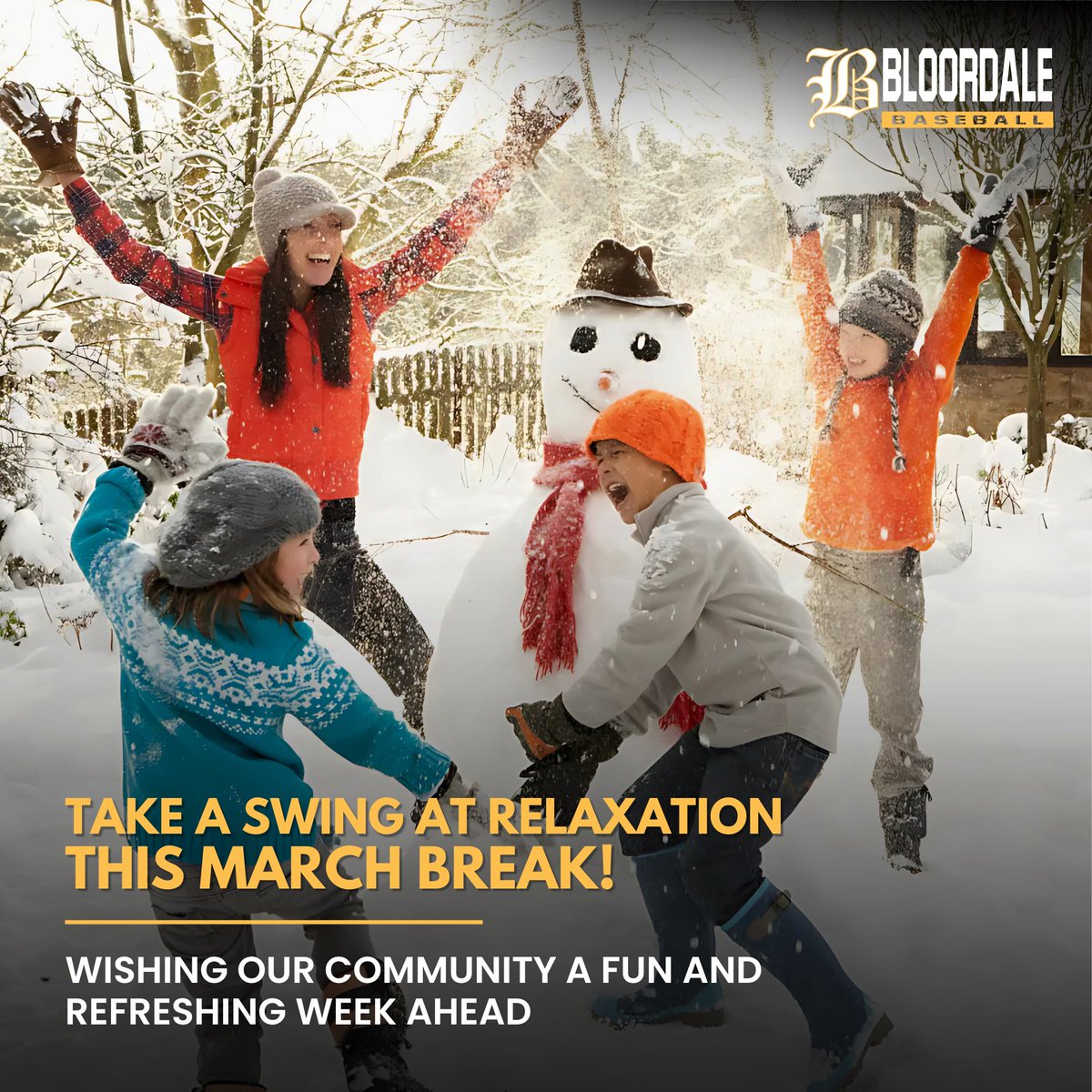 Bloordale's tweet image. March Break is the perfect time to recharge &amp;amp; enjoy the little things! Whether with family, friends, or just relaxing, make the most of it.

Take a pause, have fun, &amp;amp; embrace the season. Wishing everyone a memorable break!

#MarchBreakFun #RelaxAndEnjoy #BloordaleBaseball