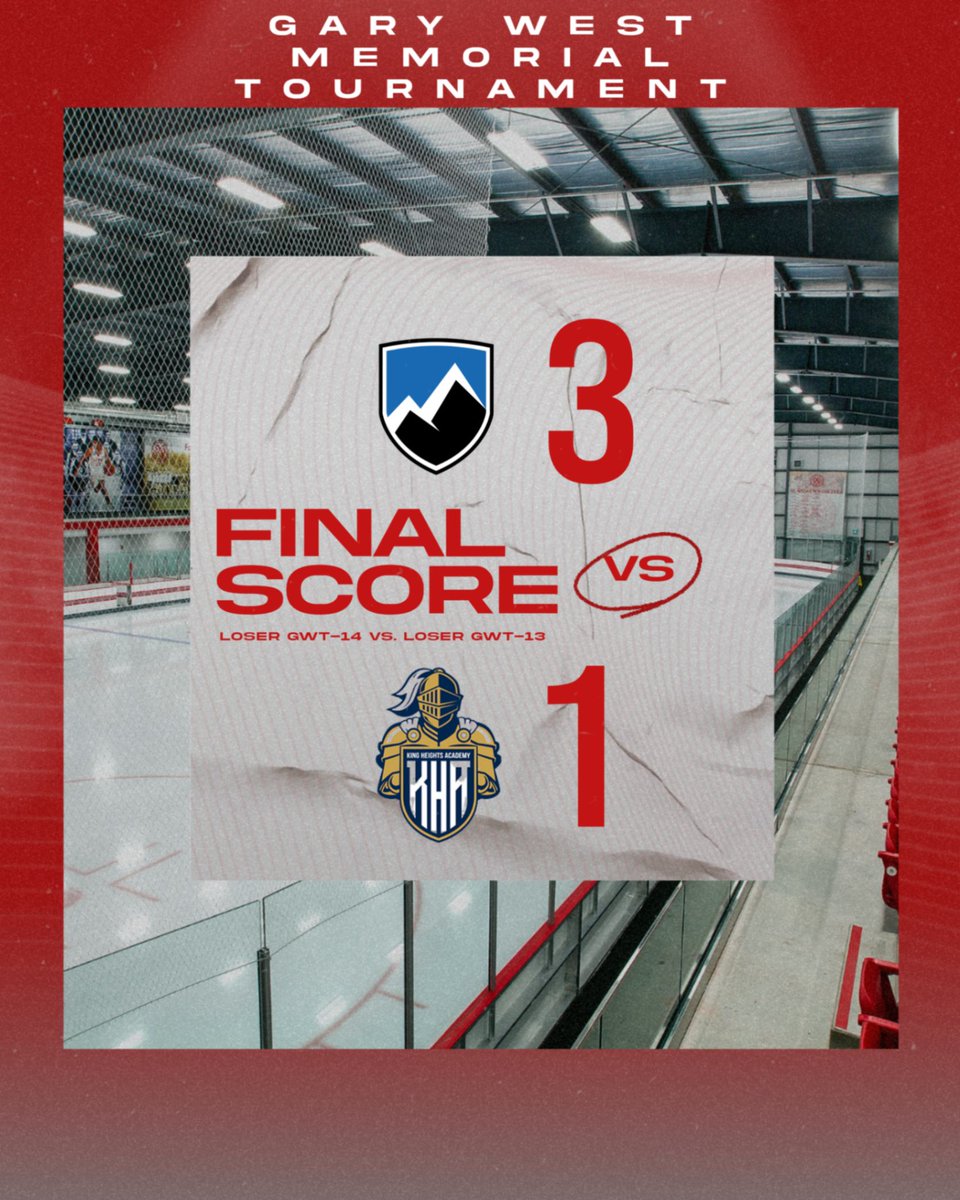 Game 17 at #GaryWestMemorialTournament is Final! <a href="/EverestPrep/">Everest Academy Prep Hockey</a> takes it 3-1 over <a href="/king_heights/">King Heights Academy</a>