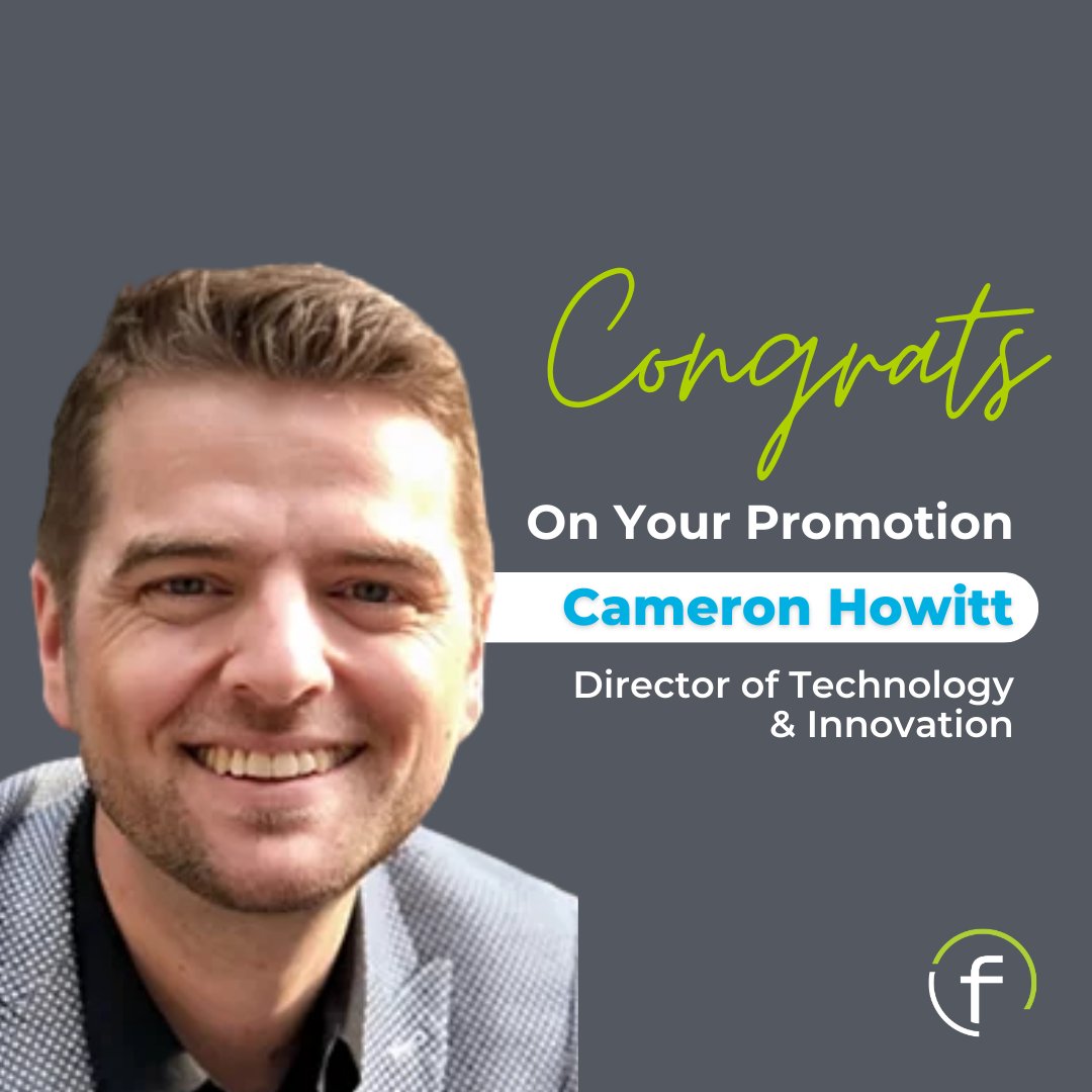 Big news! Join us in congratulating Cameron Howitt on his promotion to Director of Technology &amp; Innovation! 🚀👏

Cameron's dedication, expertise, and forward-thinking approach have been instrumental within our team. Drop a 👏 in the comments to celebrate Cameron's achievement!