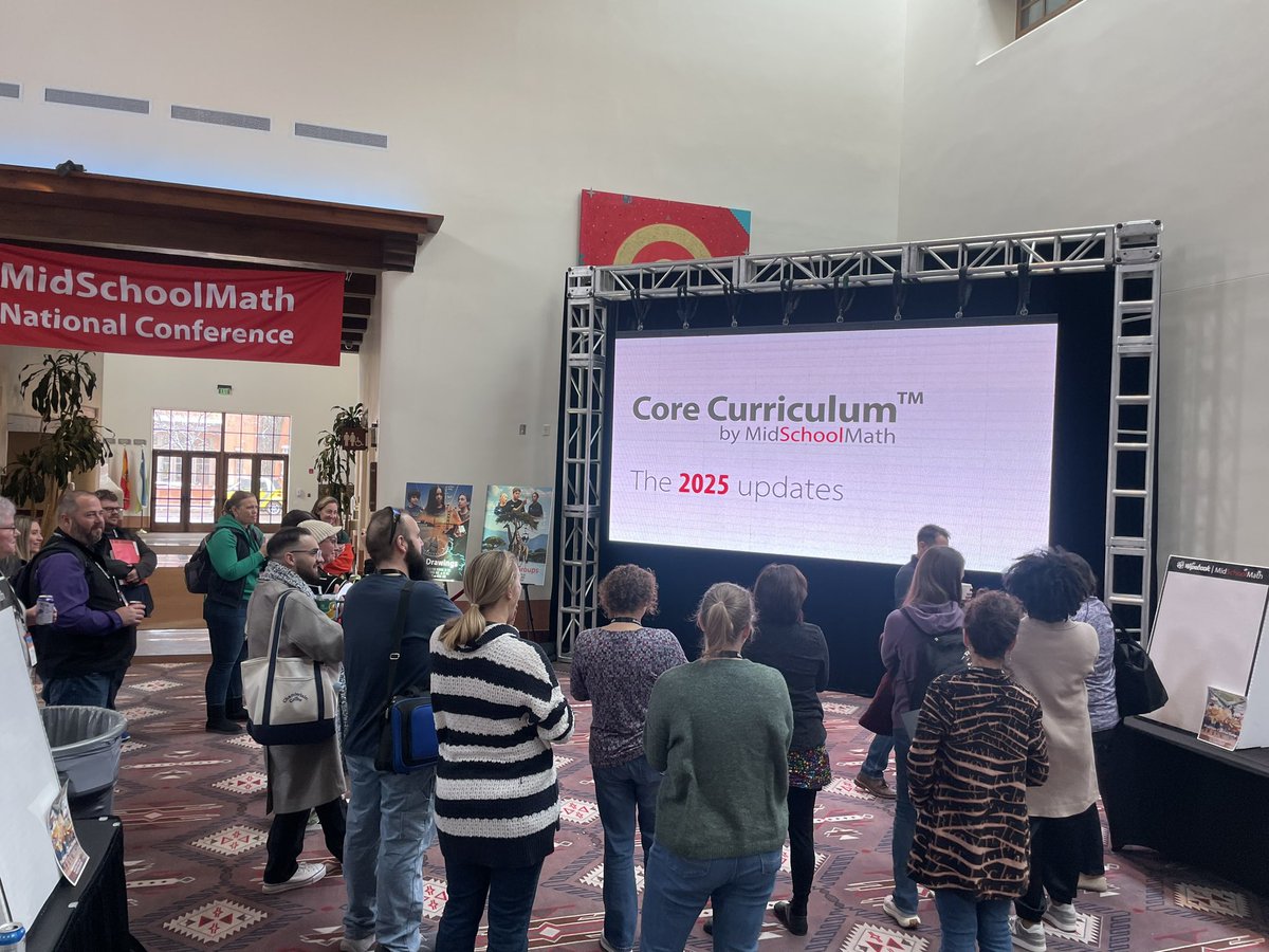 MidSchoolMath's tweet image. Saturday sessions at #MidSchoolMath