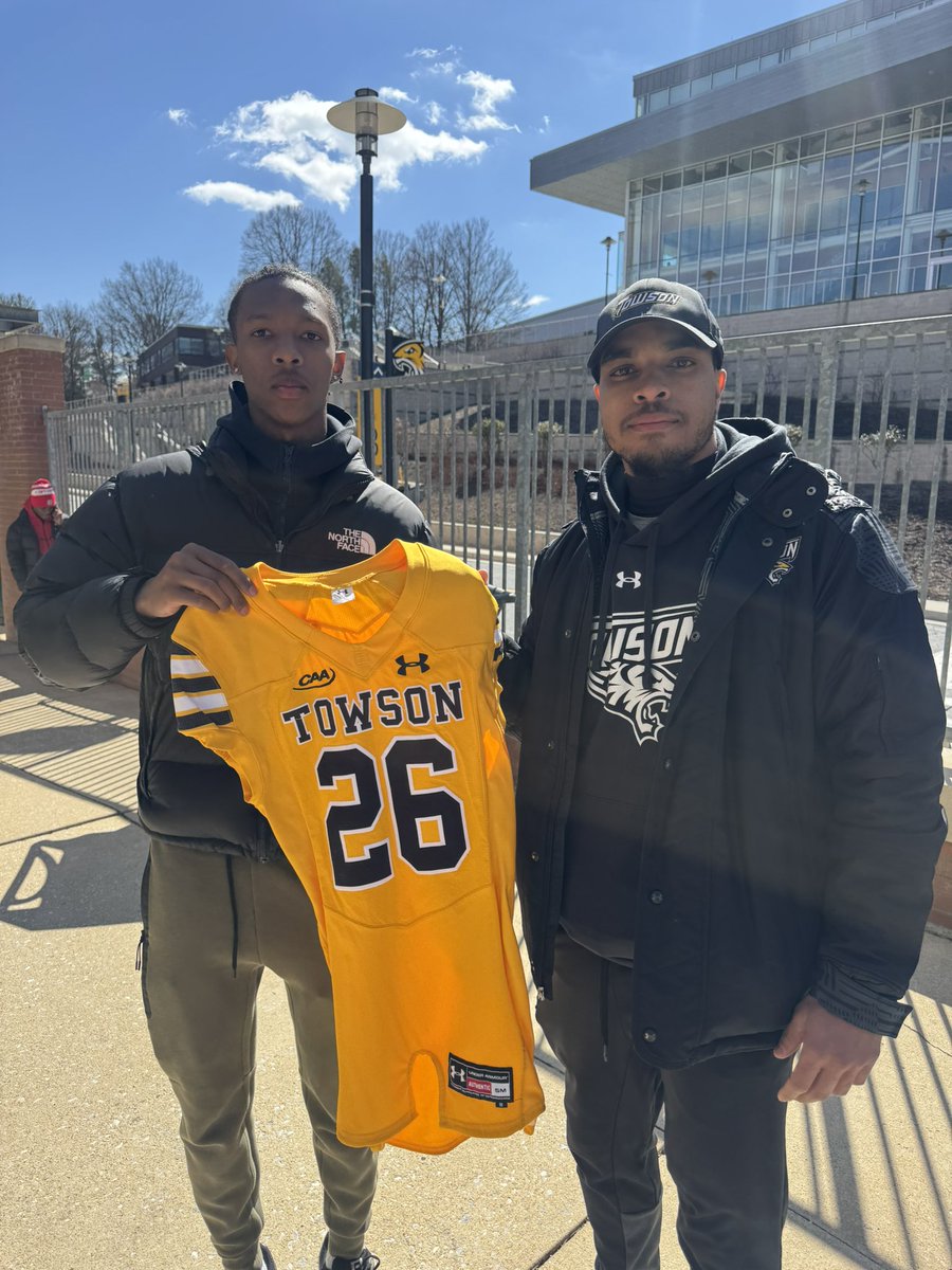 Allen Gillis (@ag_1_4) on Twitter photo I had a great time <a href="/Towson_FB/">Towson Football</a> Junior Day, thank you <a href="/PeteShinnick/">Pete Shinnick</a> <a href="/CoachBMyers/">Britt Myers</a> <a href="/CoachDJSteward/">DJ Steward</a> Looking forward to being back at Towson soon. <a href="/FBConcordiaPrep/">Concordia Prep Football</a> <a href="/CoachBatts/">Joe Battaglia</a> I had a great time <a href="/Towson_FB/">Towson Football</a> Junior Day, thank you <a href="/PeteShinnick/">Pete Shinnick</a> <a href="/CoachBMyers/">Britt Myers</a> <a href="/CoachDJSteward/">DJ Steward</a> Looking forward to being back at Towson soon. <a href="/FBConcordiaPrep/">Concordia Prep Football</a> <a href="/CoachBatts/">Joe Battaglia</a>