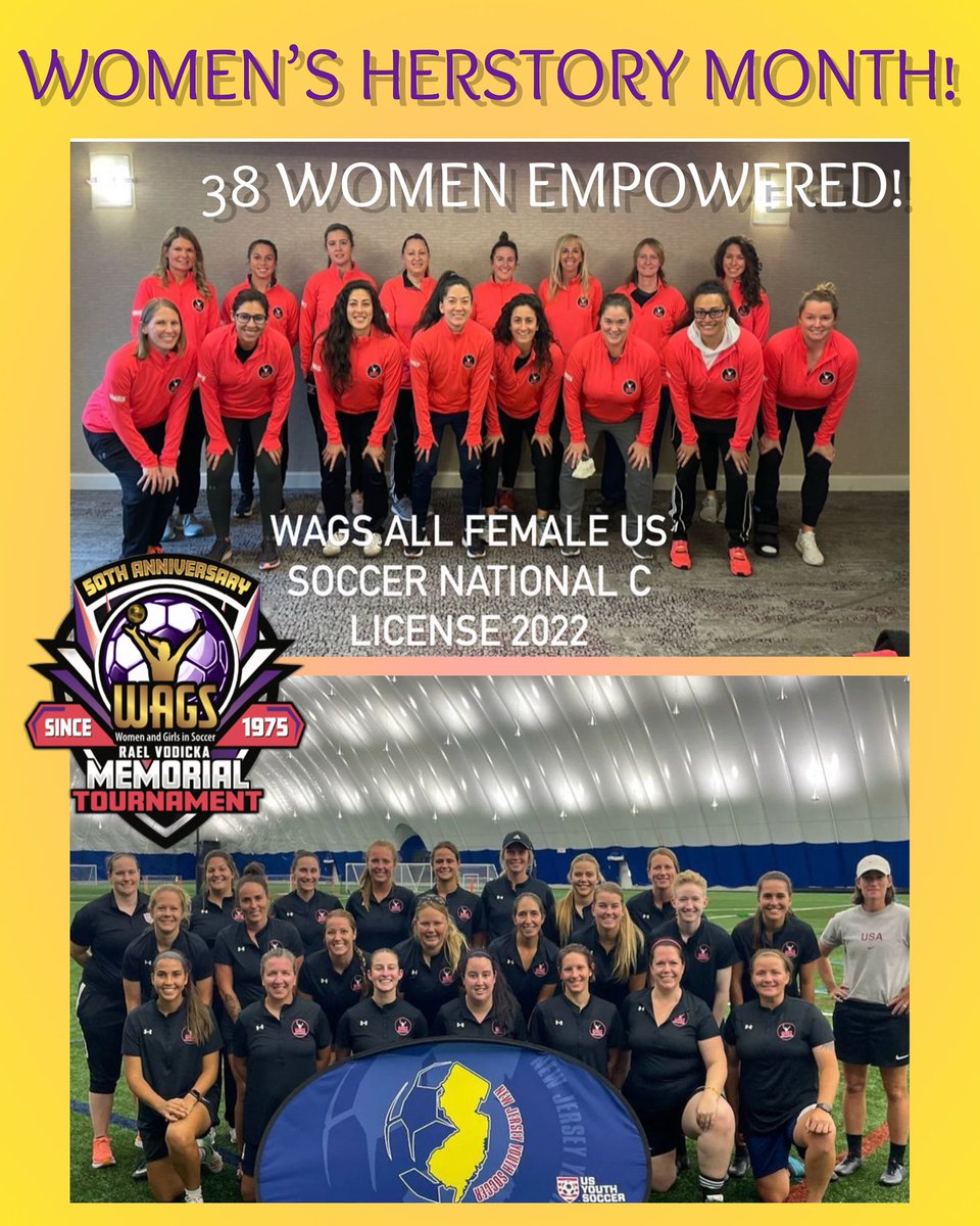WAGSinsoccer (@wagsinsoccer) on Twitter photo 🌟Honoring Women's History Month! 🌟
In 2022, WAGS proudly sponsored two All-Female Coaching Courses, helping 38 women earn their C License!
• This sponsorship covered course fees, housing, and transportation e
We partnered with <a href="/vayouthsoccer/">Virginia Youth Soccer</a> and <a href="/NJYouthSoccer/">NJ Youth Soccer</a> to support 🌟Honoring Women's History Month! 🌟
In 2022, WAGS proudly sponsored two All-Female Coaching Courses, helping 38 women earn their C License!
• This sponsorship covered course fees, housing, and transportation e
We partnered with <a href="/vayouthsoccer/">Virginia Youth Soccer</a> and <a href="/NJYouthSoccer/">NJ Youth Soccer</a> to support