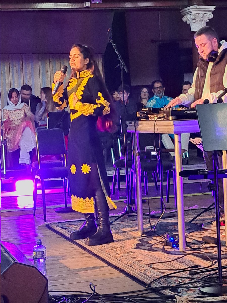 KarenDouglas_NI's tweet image. Congrats @BeyondSkin @UlsterOrchestra &amp;amp; the female Afghan artists who shared their stories through their lyrics, music &amp;amp; voices. We felt the power of your music. Stunning 🤩 Well deserved standing ovations all round 👏 #IWD #Solidarity #BeyondBorders #women #ForWorldPeace 💜🤍💚
