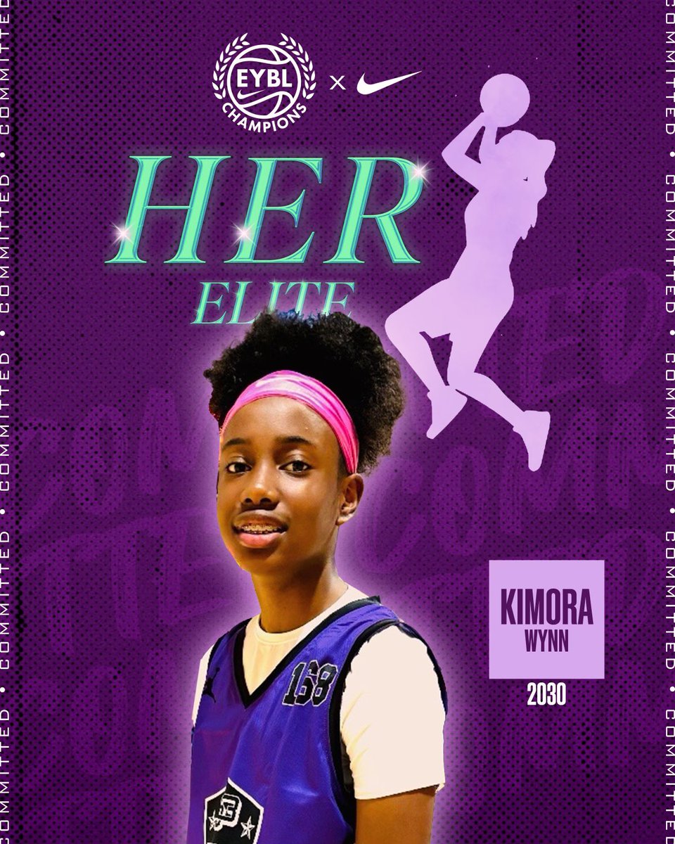 HER Elite welcomes 2030 Kimora Wynn from the land of the state champs and HiES!💜 Welcome to the HER Elite Family!
#her #nike