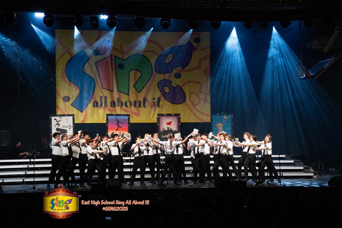 singallaboutit's tweet photo. Our afternoon started off with our very own Sioux City East Entourage always helping us look on the bright side of life! These guys just make me smile every time I see their show! #sing2025
Follow our Sioux City East Choirs Facebook Page for more pictures! https://t.co/E03dN96qjS