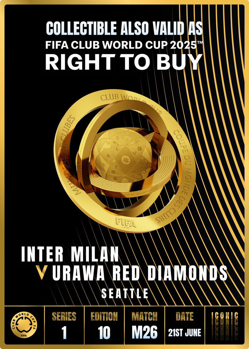 AlgoFoundation's tweet image. Despite surpassing the 10,000,000 transaction mark, @FIFACollect Collectibles on Algorand are just getting started.
NFTs, such as ‘Right to Buy’ NFTickets for the 2026 FIFA World Cup—the world’s biggest sporting event—are being minted.
Only on Algorand.