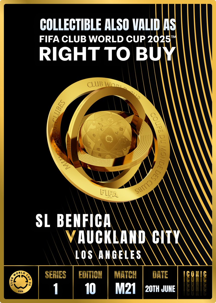 AlgoFoundation's tweet image. Despite surpassing the 10,000,000 transaction mark, @FIFACollect Collectibles on Algorand are just getting started.
NFTs, such as ‘Right to Buy’ NFTickets for the 2026 FIFA World Cup—the world’s biggest sporting event—are being minted.
Only on Algorand.