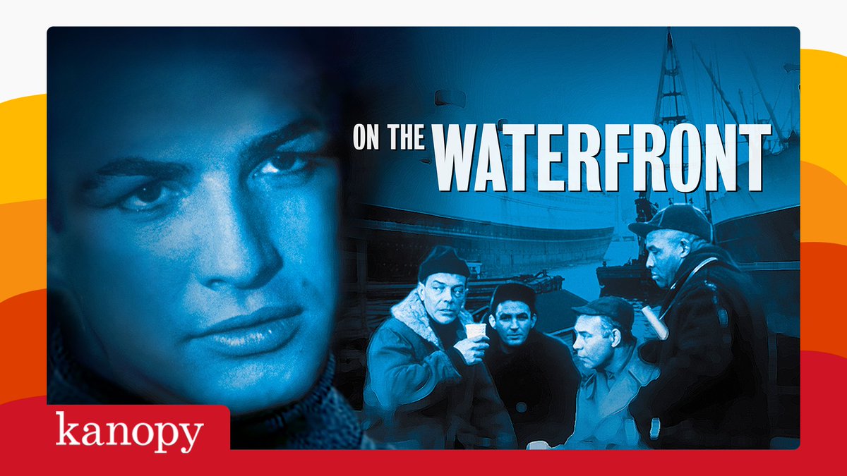 Kanopy's tweet photo. New to Kanopy!
ON THE WATERFRONT (1954) An ex-boxer (#MarlonBrando) is involved in a man's death. It takes the love of that man's sister (#EvaMarieSaint) to show him how low he has fallen. https://t.co/35kYjJdjIn #filmsthatmatter Available: ๐บ๐ธ Access may vary by library. https://t.co/xfgmEEdUZw
