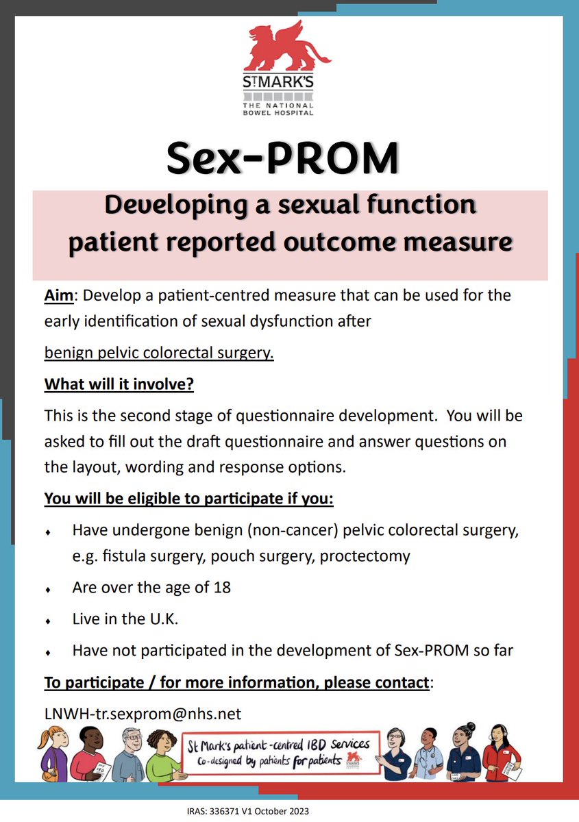 IA (Ileostomy and Internal Pouch Association) (@iasupport) on Twitter photo Could you help with this Patient Reported Outcome Measurement? If you’re eligible and able, please email the research team at 'LNWH-tr.sexprom@nhs.net'. Could you help with this Patient Reported Outcome Measurement? If you’re eligible and able, please email the research team at 'LNWH-tr.sexprom@nhs.net'.