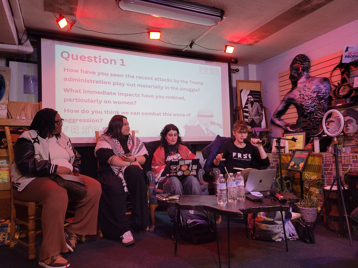 FRSODC's tweet photo. Our #InternationalWomensDay panel is under way at Sankofa Cafe DC https://t.co/AuuAOddjmw
