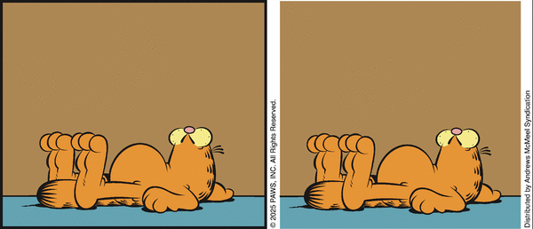 garfield without the third panel tweet media
