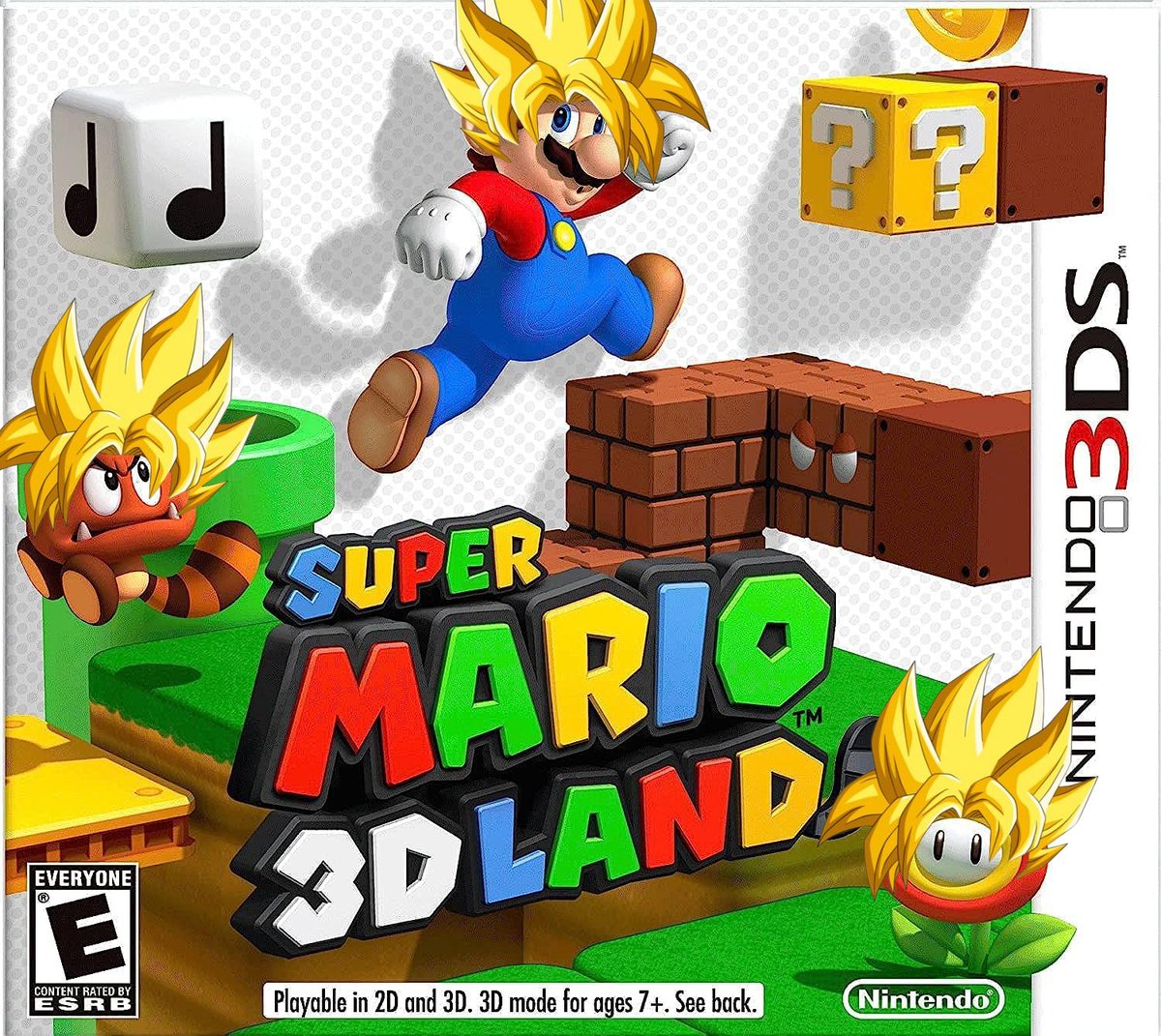 3DLand2011's tweet photo. I become Super Saiyan Super Mario 3D Land https://t.co/KMHZ4F2o4B