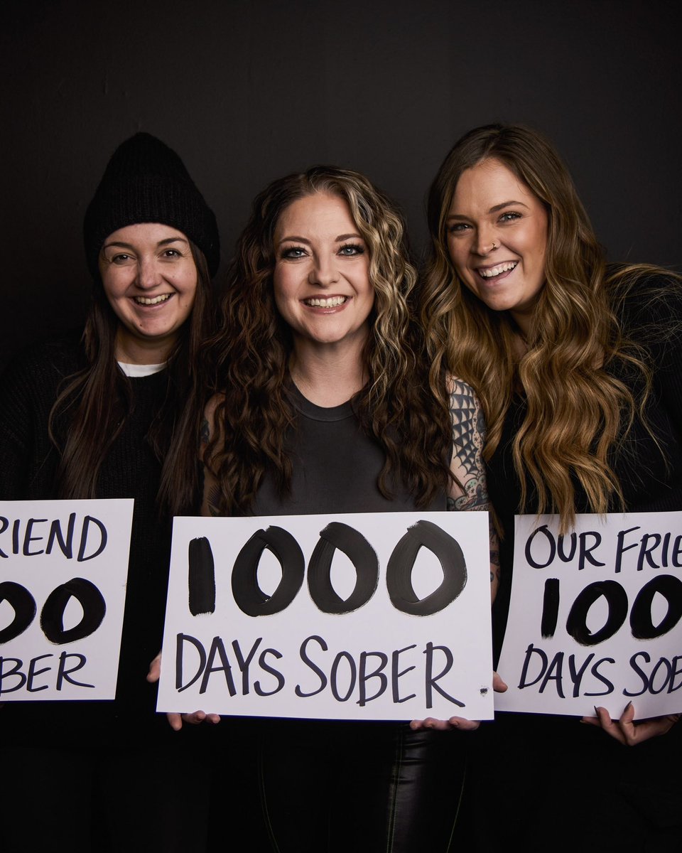 AshleyMcBryde's tweet image. 1,000 days, 1,000 moons. 
1,000 hangovers skipped. 
1,000 drunk “I’m sorry’s” I didn’t have to say.