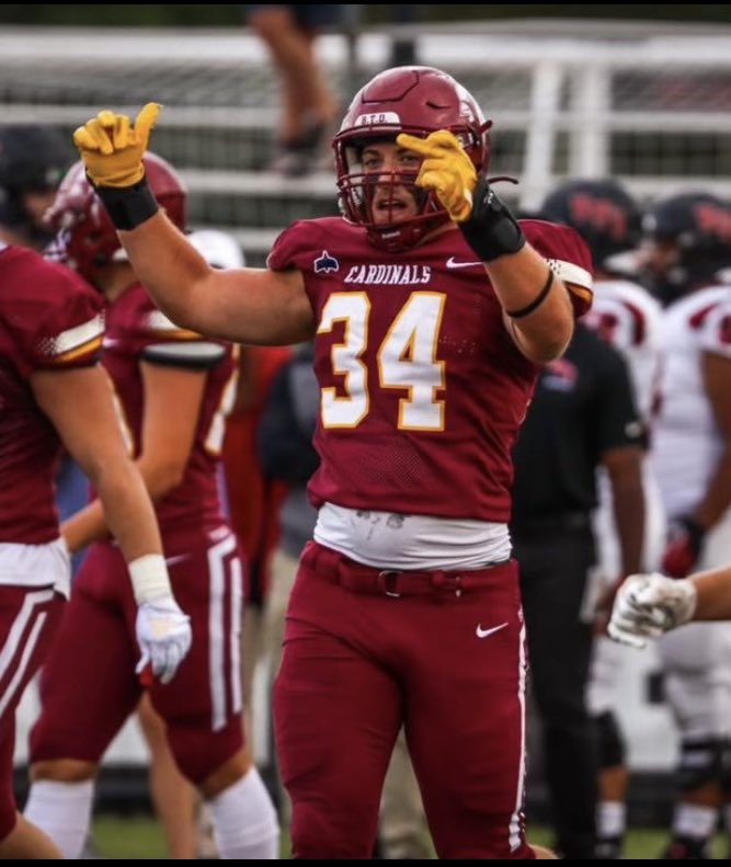 Ryan “Baby Gronk jr" O’Dea 
St. John Fisher University, Linebacker 2019-2024