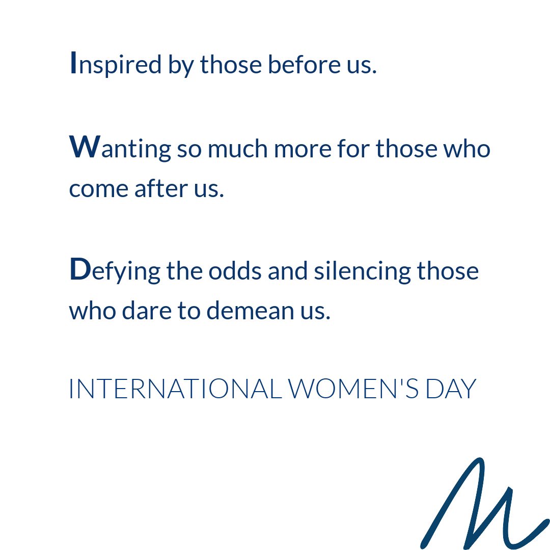 Happy International Women’s Day. 
#iwd2025
#nicetomanmeetyou
