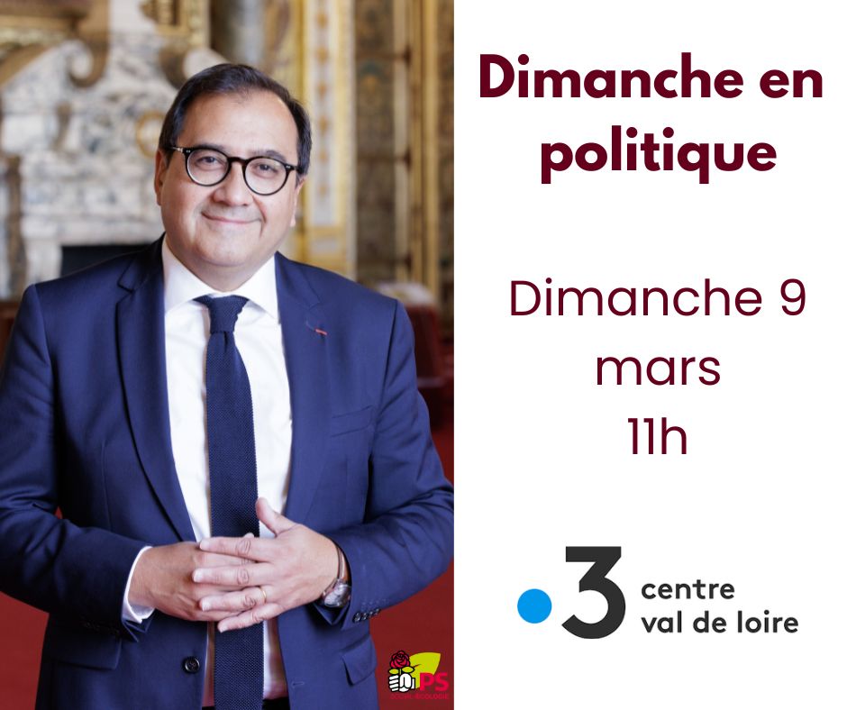 Christophe Chaillou (@c_chaillou) on Twitter photo Demain, je serai l'invité de l'émission Dimanche en politique sur <a href="/F3Centre/">France 3 Centre-Val de Loire</a> afin de débattre des travaux de la commission d'enquête sur les agences d'État et d'échanger sur la situation internationale. Demain, je serai l'invité de l'émission Dimanche en politique sur <a href="/F3Centre/">France 3 Centre-Val de Loire</a> afin de débattre des travaux de la commission d'enquête sur les agences d'État et d'échanger sur la situation internationale.