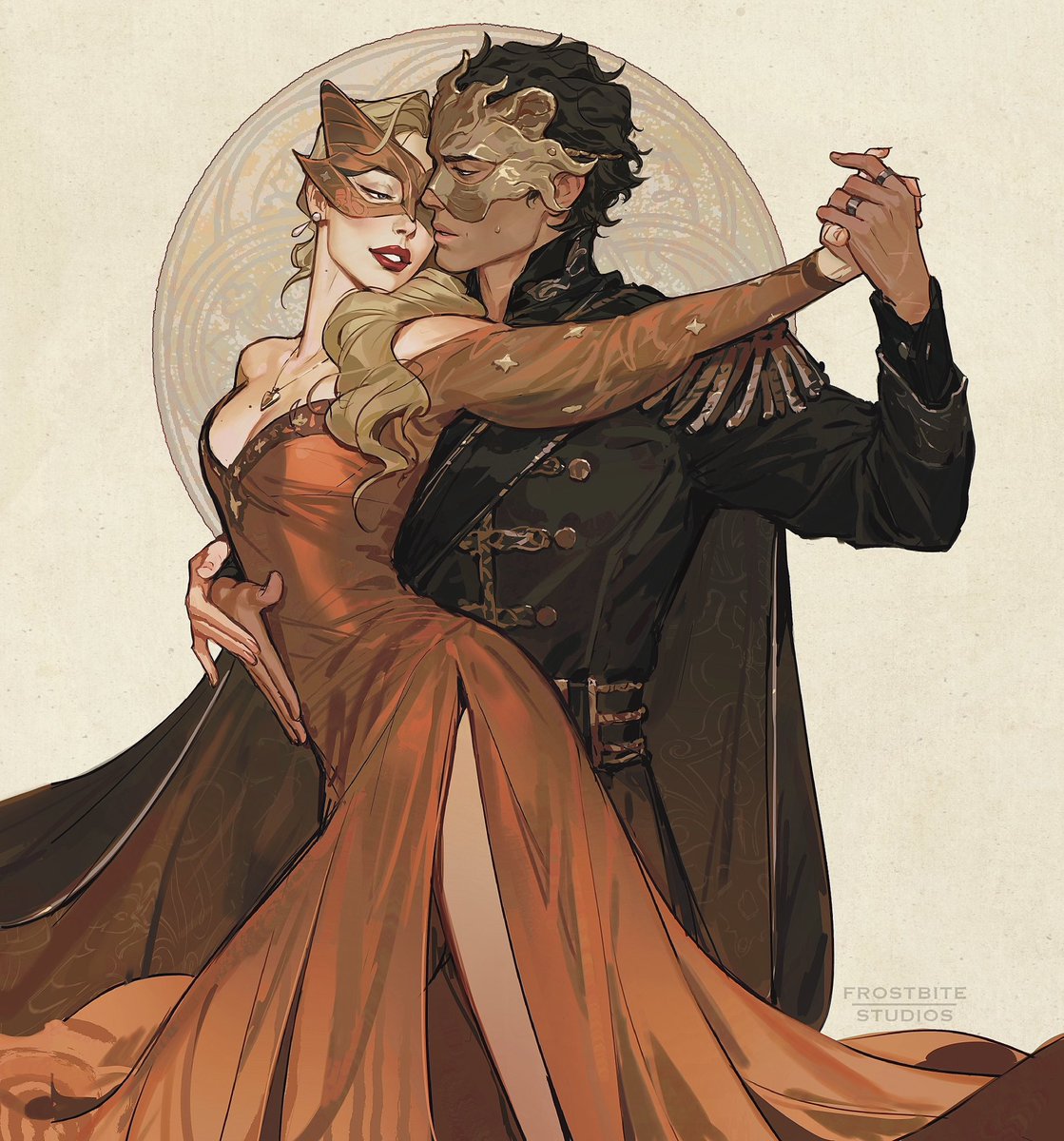 Frostbite.Studios (@frostedsparrow) on Twitter photo 🔸The Fox & the Lion🔸— Kel and Antonetta at the masked ball! Another fantastic scene I had the pleasure of illustrating for <a href="/cassieclare/">Cassandra Clare</a>. It seems that hiding behind a mask may also reveal one’s true identity…? 👀
#cassandraclare #theragpickerking #digitalpainting 🔸The Fox & the Lion🔸— Kel and Antonetta at the masked ball! Another fantastic scene I had the pleasure of illustrating for <a href="/cassieclare/">Cassandra Clare</a>. It seems that hiding behind a mask may also reveal one’s true identity…? 👀
#cassandraclare #theragpickerking #digitalpainting