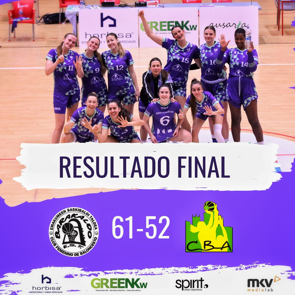INCREÍBLES 💜💪🏻

🔝 Contra viento y marea, en el momento más complicado de la temporada, hemos conseguido la sexta.

🫶🏻 Tremendo trabajado de TODAS.

💪🏻 Quedan 7 FINALES.

#SueñoContigo