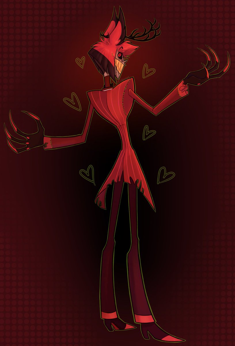 finntoxicart's tweet photo. temporary bg for this cause i have another idea :) drew this alastor for a comm but i have another idea for him too! #alastor #hazbinhotel #HazbinHotelFanart #hazbinhotelalastor #AlastorHazbinHotel #alastorfanart https://t.co/Wfnl7nTe9s