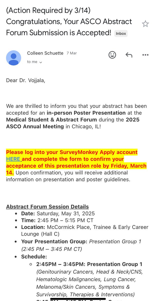 Nikhil Vojjala, MD (@nikhil_vojjala) on Twitter photo Excited to share that our abstract accepted for ASCO residents forum ! Cannot wait for final ASCO abstract results ! <a href="/ASCO/">ASCO</a> Thanks to my mentors for the opportunity! <a href="/vijsinghmd/">Vijendra Singh</a> <a href="/ibrahimazaronc/">Ibrahim Azar, MD</a> <a href="/KarmanosHemeOnc/">Karmanos Hematology/Oncology Fellowship</a> <a href="/THO_WSU_IM/">Trinity Health / Wayne State Internal Medicine</a> Excited to share that our abstract accepted for ASCO residents forum ! Cannot wait for final ASCO abstract results ! <a href="/ASCO/">ASCO</a> Thanks to my mentors for the opportunity! <a href="/vijsinghmd/">Vijendra Singh</a> <a href="/ibrahimazaronc/">Ibrahim Azar, MD</a> <a href="/KarmanosHemeOnc/">Karmanos Hematology/Oncology Fellowship</a> <a href="/THO_WSU_IM/">Trinity Health / Wayne State Internal Medicine</a>