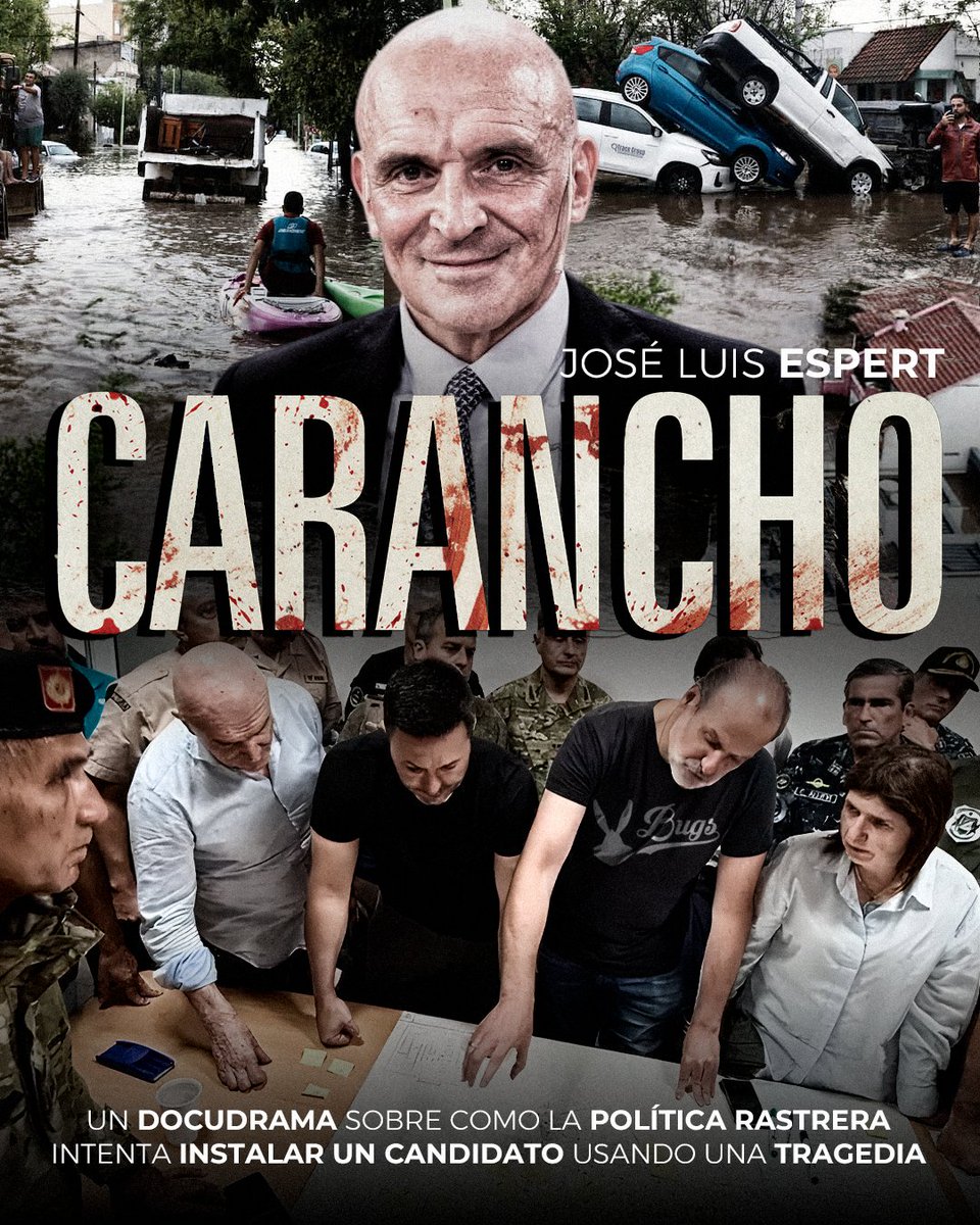 EL CARANCHO DE LA TRAGEDIA
Foto más descriptiva de Espert en Bahía Blanca y la política rastrera.