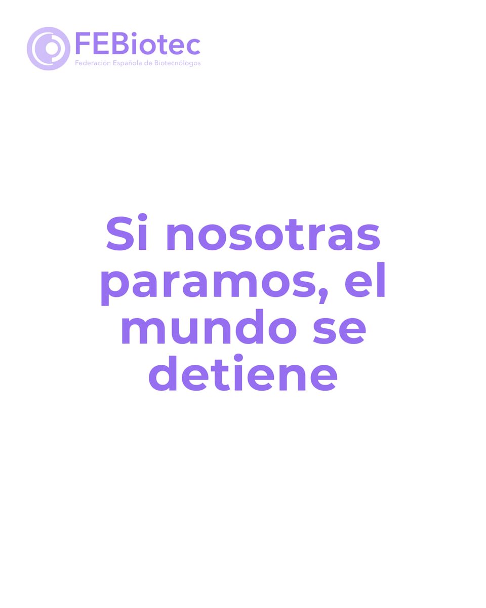 FEBiotec's tweet image. Hoy, Día de la Mujer, conmemoramos a todas las científicas y las que están en camino de serlo.
¿Con que frase te sientes más identificada 💜 ?
#DiadelaMujer #8M #Científicas