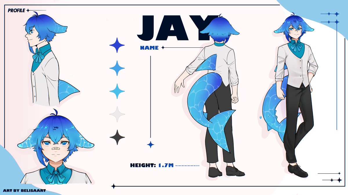 I got my Character Sheet now!
Made by the wonderful @/belisaart 
#Vtuber