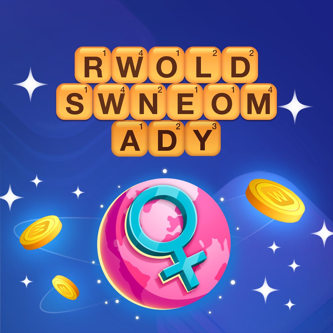 It's #InternationalWomensDay Wordies! 💜 Comment your answers for this word puzzle below and click the link to get FREE COINS! play.wordswithfriends.com/kfET/TW030825C

#wordswithfriends #wordgames #trainyourbrain #brainteaser #WomensDay