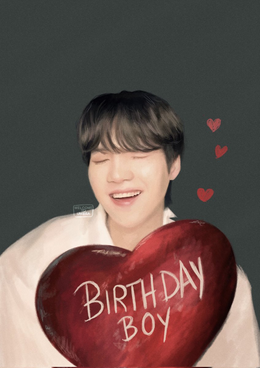 Happy Birthday Yoongi.
I love u &amp; miss u 

#Busfahrt #yoongifanart #HappySUGADay #HappyBirthdaySUGA