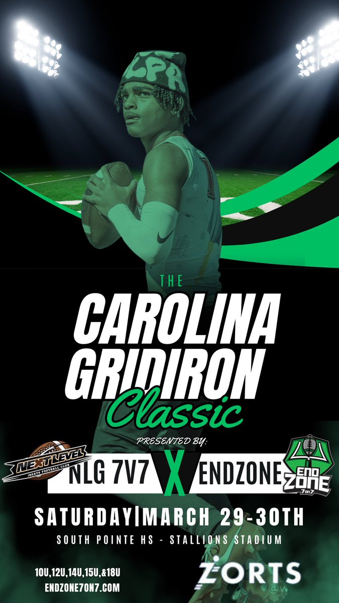 Rockhill, South Carolina 
March 29-30 

Carolina Gridiron Classic 
7on7 Tournament  🔥 

<a href="/EndzoneTourny/">Endzone7on7 National Recruiting Tournament</a> <a href="/Endzone7v7/">Endzone7v7</a> 
<a href="/endzone7on7_/">Endzone7on7 National Recruiting Tournament</a>