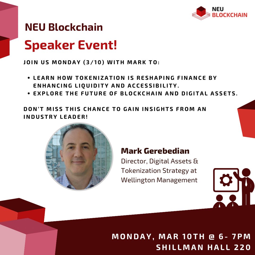 Join us for our speaker event on Monday!!