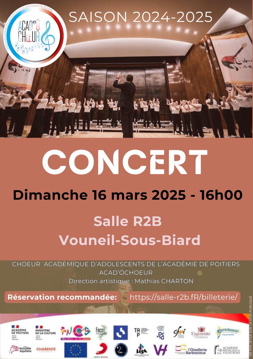 Notre prochain concert 🎶😉venez découvrir notre nouveau programme