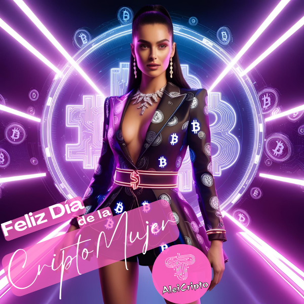 AleiCripto's tweet photo. ¡Feliz día de la #CriptoMujer!
Ustedes son un pilar fundamental en el desarrollo #Blockchain.
#BTC #Polkadot #Crypto #Cripto #WomensDay https://t.co/4UuRtOvkPn