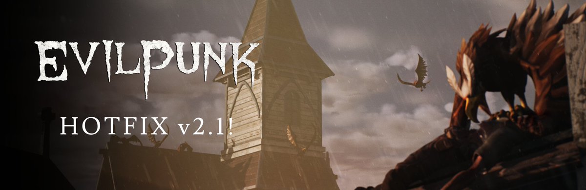 DigivegaStudio's tweet photo. 🚨 EvilPunk Hotfix v2.1 is now live!    
✔️New in-game musics!
✔️AI improvements!
✔️UI adjustments!
✔️Bug fixes for smoother gameplay!
🛠️And much more! 
📜Full details here: https://t.co/kXcdFSoWL1
#EvilPunk #GameDev #VRGaming #SteamVR #roguelike #VR #Shooter #FPS #Oculus #MetaQuest #MetaQuest2 #MetaQuest3 #VRGameplay #VRGames #Quest #VRGamers