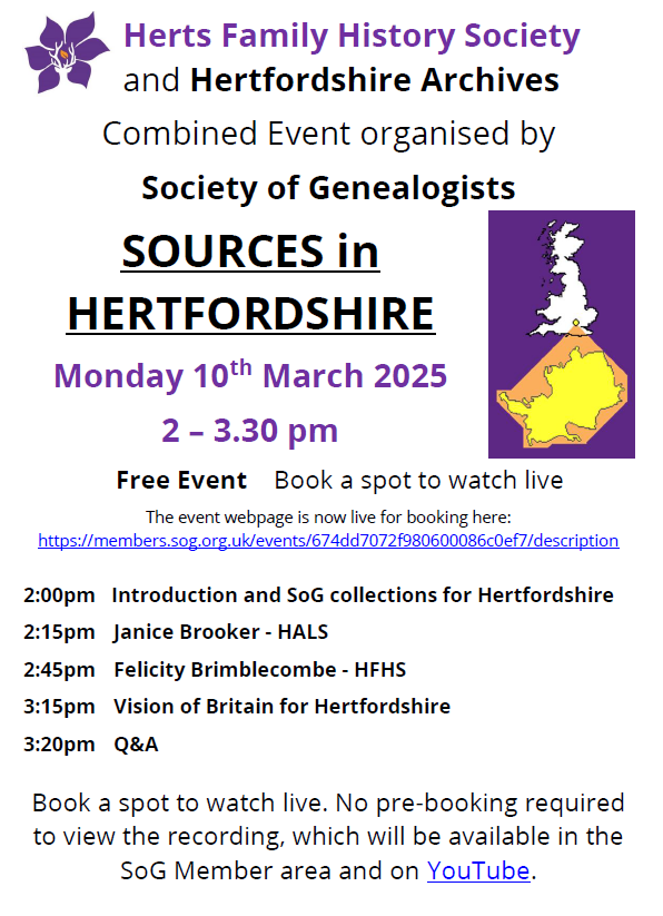 Hertfordshire People (@herts_fhs) on Twitter photo 