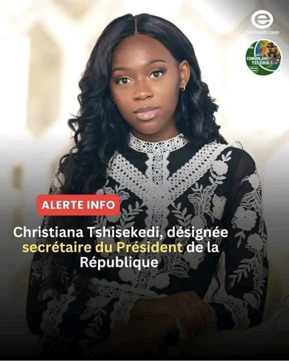 Où est le mal ? 

Elle a étudié et a suivi d  formations rigoureuses en secrétariat d'administration.

Elle est compétente pr ce poste, évitons de mettre l sentiments à la place du cerveau. C’est l cabinet privé d chef, il nomme selon lui pr sa sécurité,sa confiance et son choix.