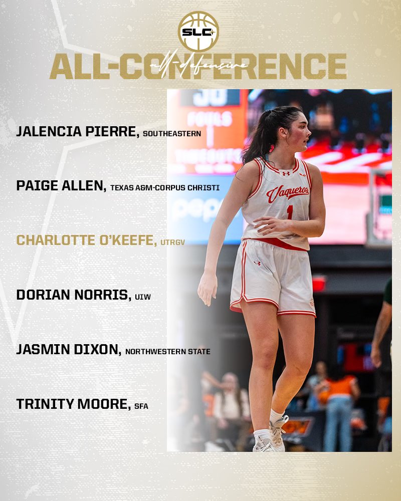 The 2025 Southland Women’s Basketball All-Defensive Team🏀🤩

#GTL