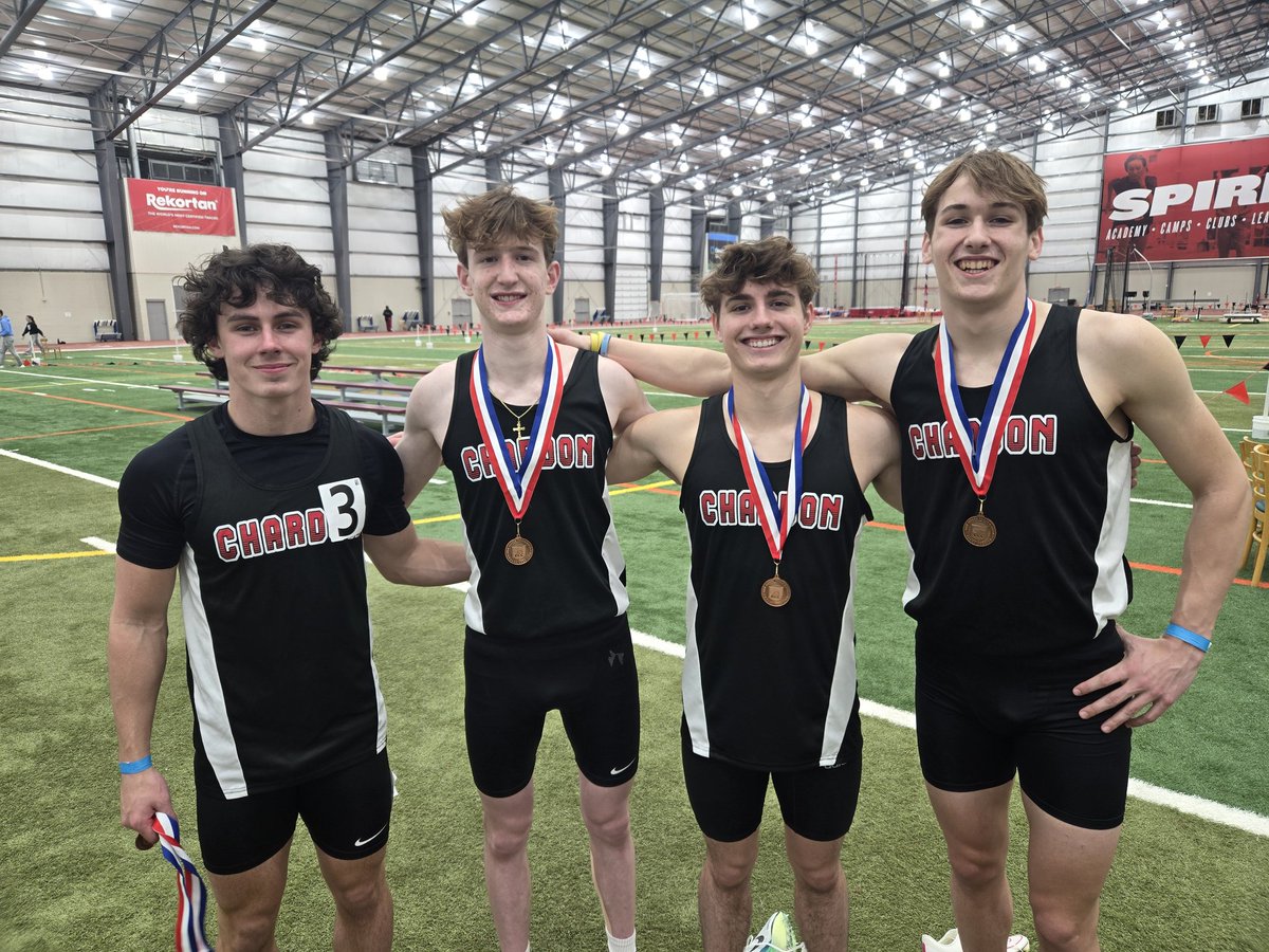 4x4 team of Caleb Hewitt, Jacob Nieset, Jack Roman, and Toby Rogers finish 4th at DII State Championship!  Well done!