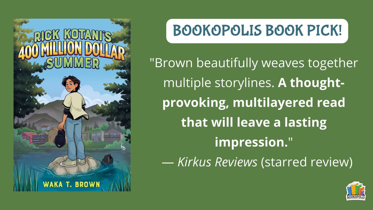 😍BOOKOPOLIS BOOK PICK😍 for fans of realistic books with sports, family &amp; friendship drama plus humor and heart.RICK KOTANI'S 400 MILLION DOLLAR SUMMER by <a href="/W_T_Brown/">Waka 和歌</a> Enter for a chance to win a FREE copy bit.ly/BOOK_GIVEAWAY