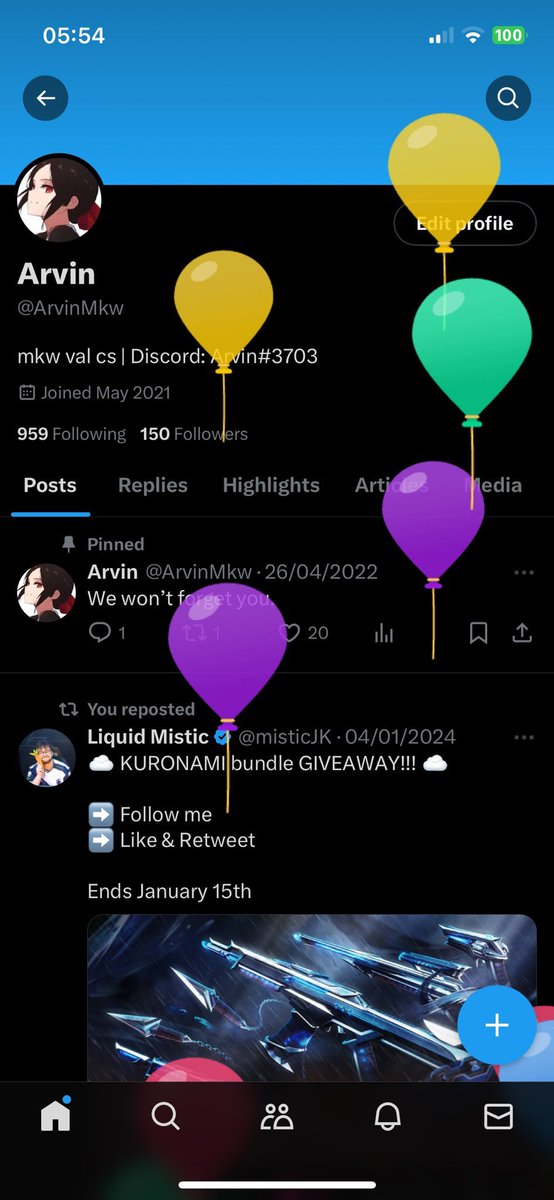 Arvin tweet media