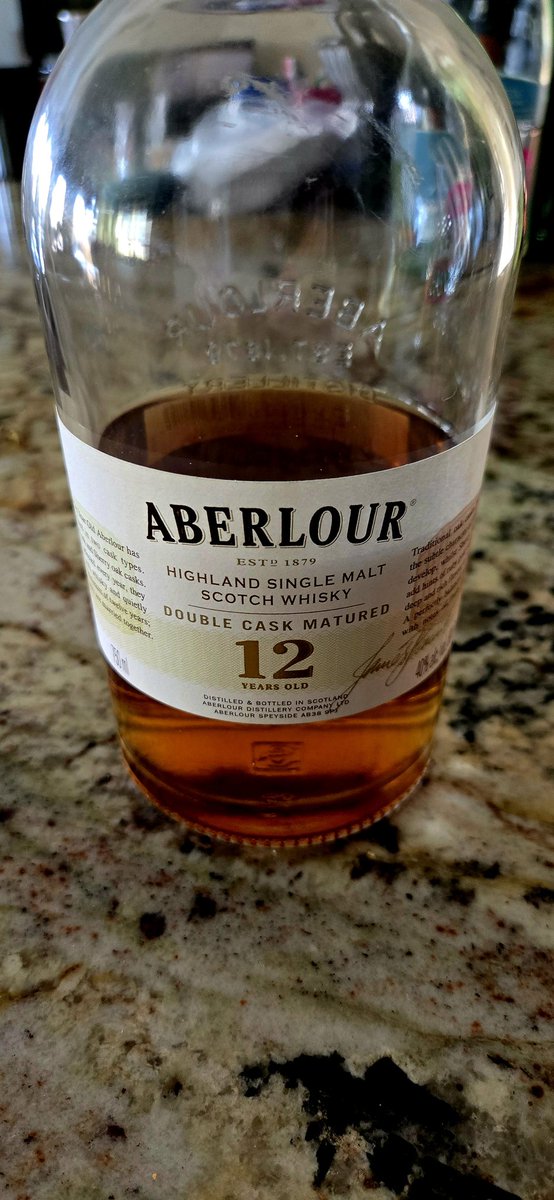 Yesterday: My birthday treat 🥃