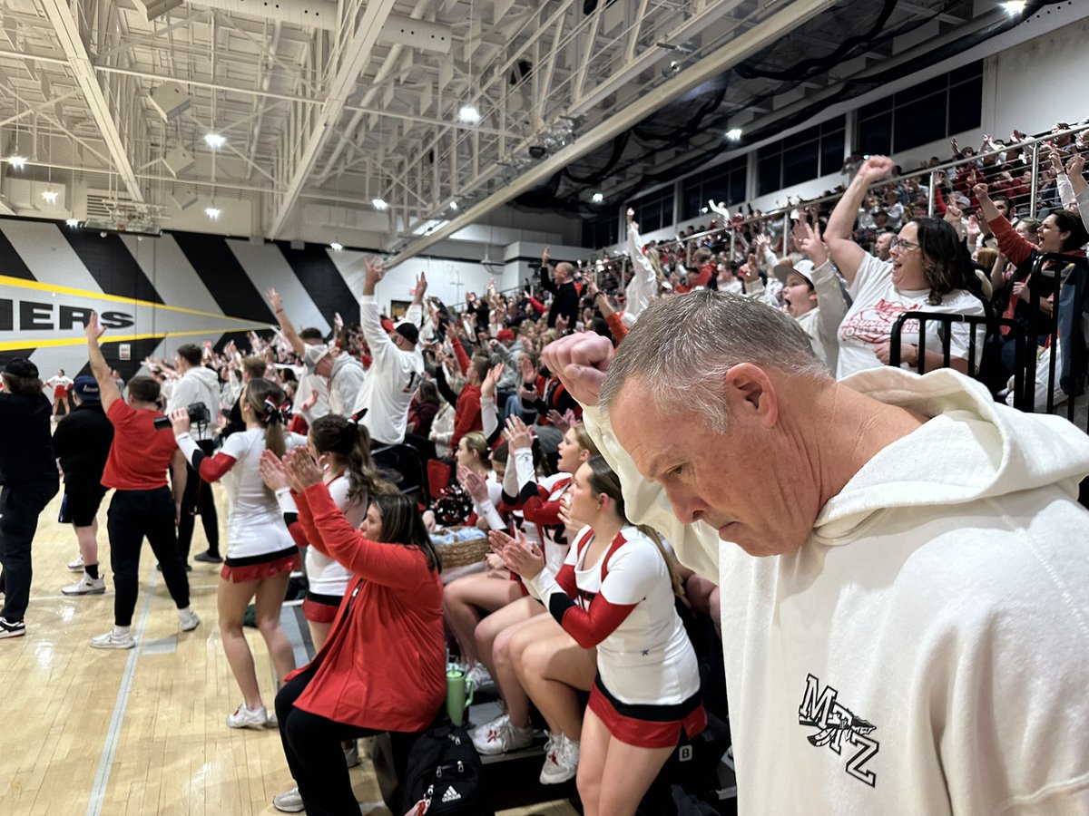 TRoundcount's tweet image. We supported our basketball team Friday night in the Sectional Finals, track at Eastern and U of I today, and we have the Mt. Zion Show Choir Invitational finals tonight! Love it!