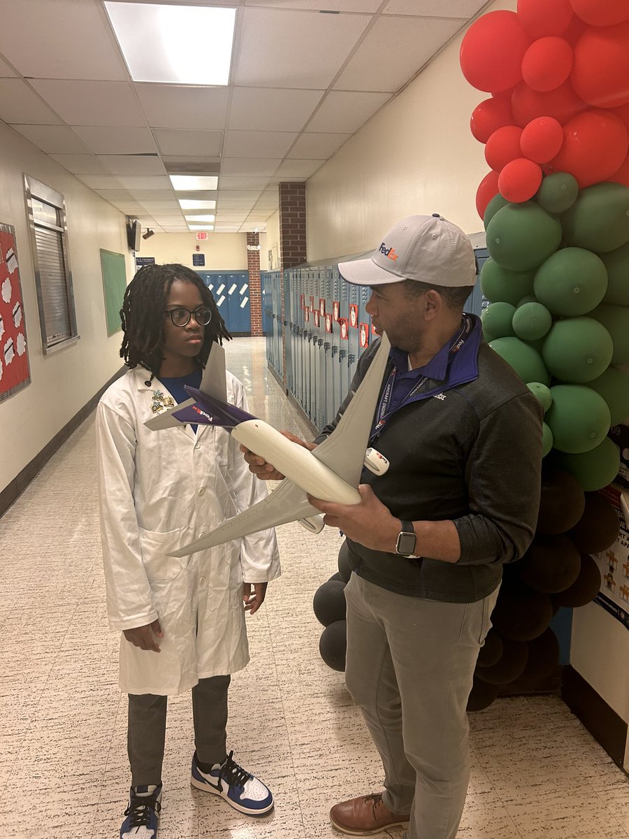 I asked Future Leaders of STEM members what they would like to pursue in the field of STEM. Evan expressed his desire to become an aerospace engineer, and he had the opportunity to speak with one. He will continue to receive mentorship from this professional.