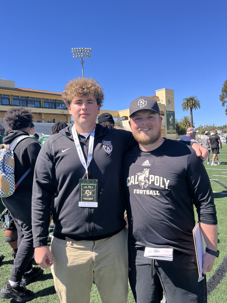 Lucas Van Lokeren (@lucasvanlokeren) on Twitter photo Had an amazing time <a href="/calpolyfootball/">Cal Poly Football</a> junior day! Thank you for having me. <a href="/coachTFendall/">Taylor Fendall</a> <a href="/CoachRyanPayne/">Ryan Payne</a> <a href="/LBCORT/">Cortez Morris Jr.(NICO_TRENCHES)</a> <a href="/NICO_Trenches/">NICO TRENCHES | Linemen Training, Camps & Recruit.</a> Had an amazing time <a href="/calpolyfootball/">Cal Poly Football</a> junior day! Thank you for having me. <a href="/coachTFendall/">Taylor Fendall</a> <a href="/CoachRyanPayne/">Ryan Payne</a> <a href="/LBCORT/">Cortez Morris Jr.(NICO_TRENCHES)</a> <a href="/NICO_Trenches/">NICO TRENCHES | Linemen Training, Camps & Recruit.</a>